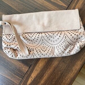 Wristlet Light Pink/Nude Clutch- American Eagle